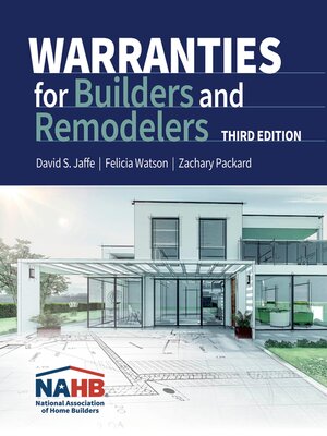 cover image of Warranties for Builders and Remodelers